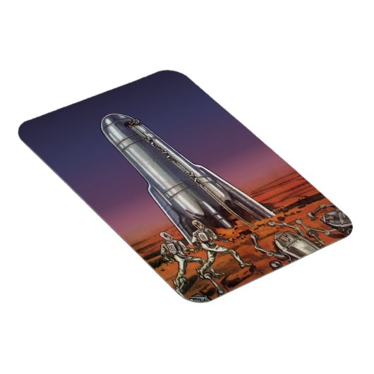 ヴィンテージSF、宇宙飛行士カブトムシエイリアン マグネット (右側)