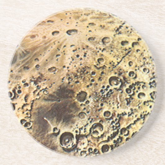 ヴィンテージSF、月の上のロケット船 コースター (正面)