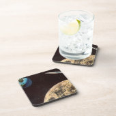 ヴィンテージSF、月の上のロケット船 コースター (右側)