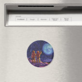 ヴィンテージSF、月面宇宙飛行士 マグネット (インサイチュ (食洗機))