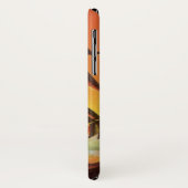 ヴィンテージSF、火山のSFエイリアン Case-Mate iPhoneケース (裏面/左)