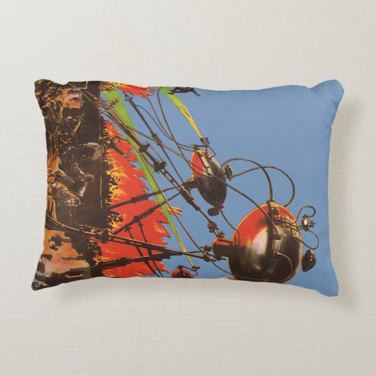 ヴィンテージSF HGウェルズ世界大戦 アクセントクッション (裏面)