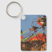 ヴィンテージSF HGウェルズ世界大戦 キーホルダー (正面)