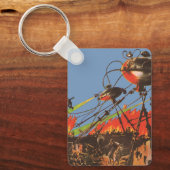 ヴィンテージSF HGウェルズ世界大戦 キーホルダー (正面)