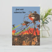 ヴィンテージSF HGウェルズ世界大戦 招待状 (スタンド正面)