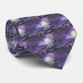 ヴィンテージSF、Orbと白熱［赤熱］光を放つエイリアン ネクタイ (ロール)