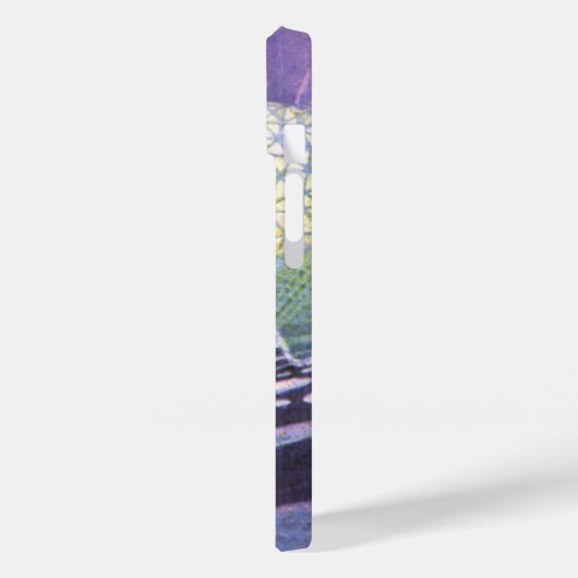 ヴィンテージSF、Orbと白熱［赤熱］光を放つエイリアン Case-Mate iPhoneケース (裏面 / 左)