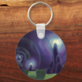 ヴィンテージSF、Sci Fi宇宙惑星 キーホルダー (正面)