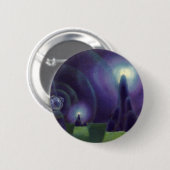 ヴィンテージSF、Sci Fi宇宙惑星 缶バッジ (正面&裏面)