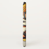 ヴィンテージSF、Sci Fi Rocket over Earth Case-Mate iPhoneケース (裏面/右)