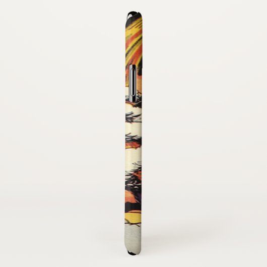 ヴィンテージSF、Sci Fi Rocket over Earth Case-Mate iPhoneケース (裏面/右)