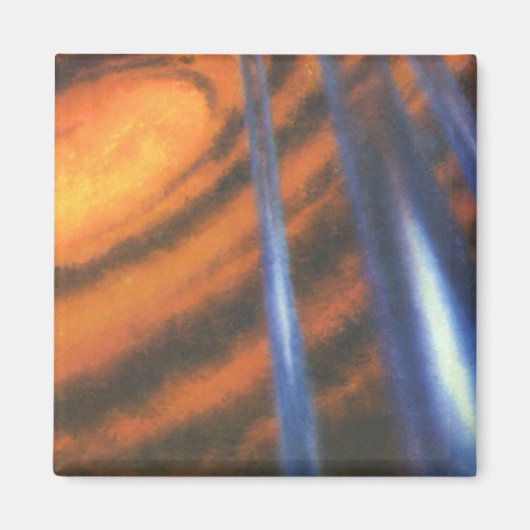 ヴィンテージSF、SFレッド銀河系渦 マグネット (正面)