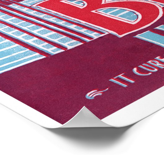 ヴィンテージSHIRK自転車広告第1890年頃 ポスター (角)