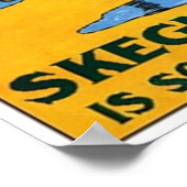 ヴィンテージSkegness Ad -Skegness is so Bracing - Man ポスター (角)