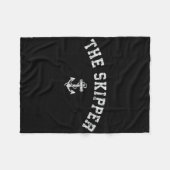 ヴィンテージSkipper Tシャツ フリースブランケット (正面(横))