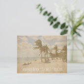 ヴィンテージSmathersビーチ、鍵西、フロリダ ポストカード (スタンド正面)