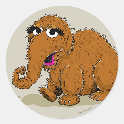 ヴィンテージSnuffleupagus ラウンドシール (正面)