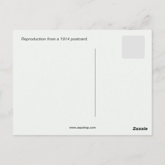 ヴィンテージSpokane WAで休暇を過ごす ポストカード (裏面)