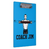 ヴィンテージSPORT Coachクリップボパーソナライズされたード クリップボード (右)