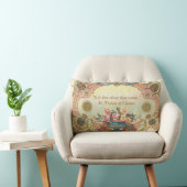 ヴィンテージSt.テレーズのバラ愛 ランバークッション (椅子)