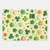 ヴィンテージSt patricksセット3 ラッピングペーパーシート (正面)