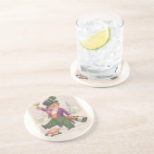 ヴィンテージSt patricks dayシャムロックシャンパーニュ コースター (側面)