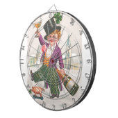 ヴィンテージSt patricks dayシャムロックシャンパーニュ ダーツボード (正面右)