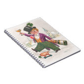 ヴィンテージSt patricks dayシャムロックシャンパーニュ ノートブック (右側)