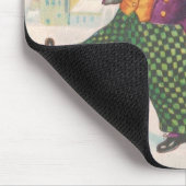 ヴィンテージSt patricks dayシャムロックシャンパーニュ マウスパッド (コーナー)