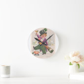 ヴィンテージSt patricks dayシャムロックシャンパーニュ ラウンド壁時計 (ホーム)