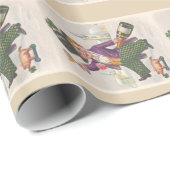 ヴィンテージSt patricks dayシャムロックシャンパーニュ ラッピングペーパー (ロールコーナー)