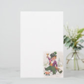 ヴィンテージSt patricks dayシャムロックシャンパーニュ 便箋 (スタンド正面)