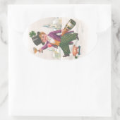 ヴィンテージSt patricks dayシャムロックシャンパーニュ 楕円形シール (バッグ)