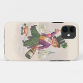 ヴィンテージSt patricks dayシャムロックシャンパーニュ Case-Mate iPhoneケース (裏面(横))