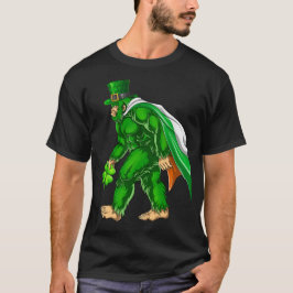 ヴィンテージSt patricks dayビッグフットサスカッチアイルランド Tシャツ