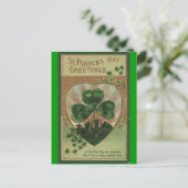 ヴィンテージSt patricks day ポストカード (スタンド正面)