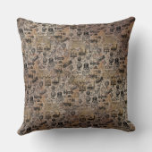 ヴィンテージSteampunk クッション (裏面)