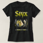 ヴィンテージSTYXバンド1978ミュージックセットアップ公式 Tシャツ (デザイン正面)