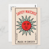 ヴィンテージSunグラフィックはがき ポストカード (正面/裏面)