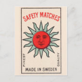 ヴィンテージSunグラフィックはがき ポストカード (正面)