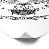 ヴィンテージSunマップ ポスター (角)