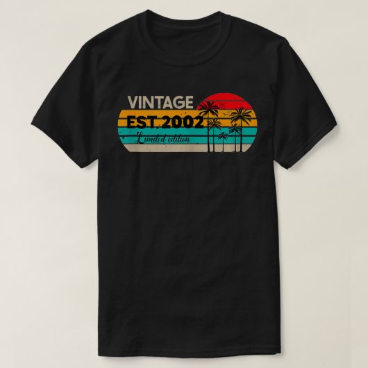 ヴィンテージtシャツベスト2002限定版20th Bir Tシャツ (デザイン正面)