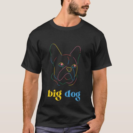 ヴィンテージTシャツ付き走の大犬Tシャツ Tシャツ (正面)