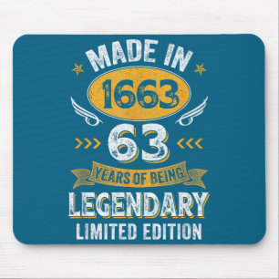 ヴィンテージTシャツ 1963年 63歳の誕生日 マウスパッド