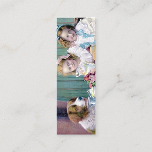 ヴィンテージTeaパーティー スキニー名刺 (正面)