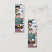 ヴィンテージTeaパーティー スキニー名刺 (正面/裏面)