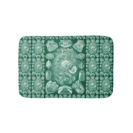 ヴィンテージTeleostei Shells and Fish by Ernst Haeckel バスマット