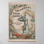 ヴィンテージTHE UNIVERSAL FOOD CHOPPER DECO POSTER ポスター<br><div class="desc">ヴィンテージユニバーサルフードチョッパーデコポスター、ヴィンテージデザイン、ヴィンテージポスター、ヴィンテージ画像、デコ、レトロビクトリアン、食品、豚</div>