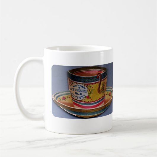 ヴィンテージThurber; sのコーヒー・マグ コーヒーマグカップ (左)