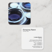 ヴィンテージTLRカメラ詳細 スクエア名刺 (正面/裏面)